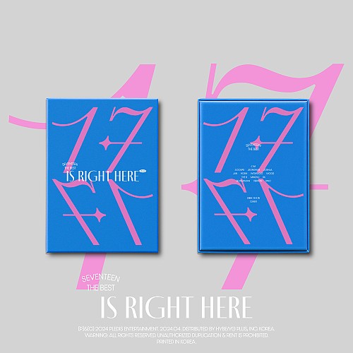 [K-POP] SEVENTEEN BEST ALBUM - 17 IS RIGHT HERE (Dear Ver.) (Random Ver.)