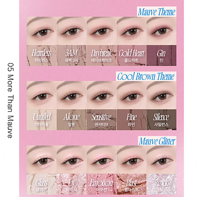 [fwee] More Mood Eyeshadow Palette (6 Colors)