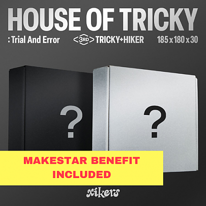 [K-POP] (makestar pob) xikers 3RD MINI ALBUM - HOUSE OF TRICKY : Trial And Error (Random Ver.)