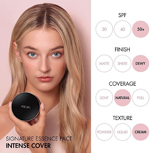 [AGE20'S] Signature Essence Cover Pact + 2 Refills (3 Colors)
