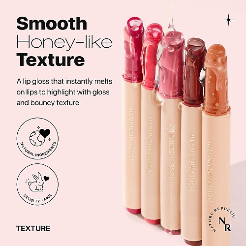 [Nature Republic] Honey Melting Lip (12 Colors)