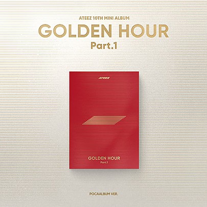 [K-POP] ATEEZ 10TH MINI ALBUM - GOLDEN HOUR : Part.1 (POCA Ver.)