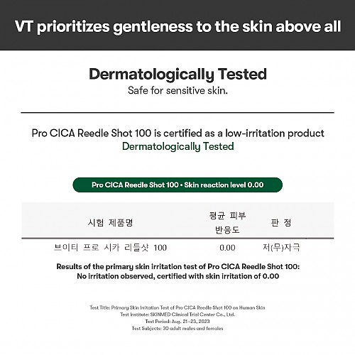 [VT Cosmetics] Pro Cica Reddle Shot 100