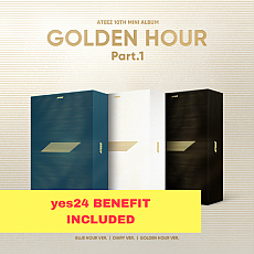 [K-POP] (Yes24 pob) ATEEZ 10TH MINI ALBUM - GOLDEN HOUR : Part.1 (Random Ver.)