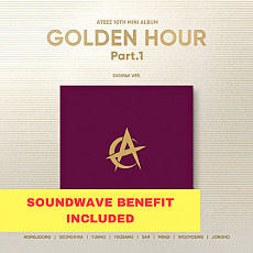 [K-POP] (Soundwave pob) ATEEZ 10TH MINI ALBUM - GOLDEN HOUR : Part.1 (Digipack Ver.) (Random Ver.)