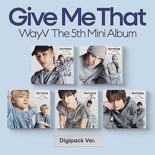 [K-POP] WayV 5TH MINI ALBUM - Give Me That (Digipack Ver.) (Random Ver.)