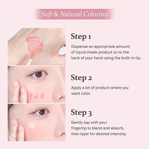 [hince] Dewy Liquid Cheek (5 Colors)