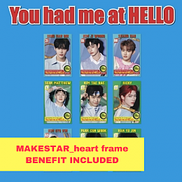 [K-POP] (Makestar_heart frame) ZEROBASEONE 3RD MINI ALBUM - You had me at HELLO (ZEROSE Ver.) (Random Ver.)