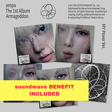 [K-POP] (Soundwave pob) aespa 1ST FULL ALBUM - Armageddon (MY Power Ver.) (Random Ver.)