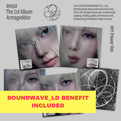 [K-POP] (Soundwave lucky draw) aespa 1ST FULL ALBUM - Armageddon (MY Power Ver.) (Random Ver.)