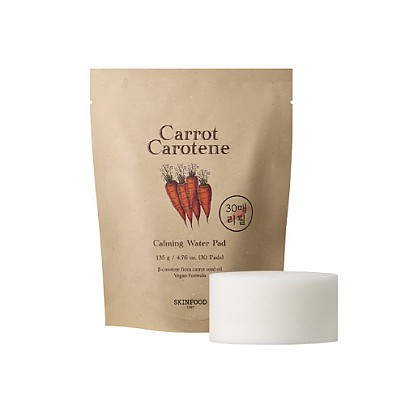 [Skinfood] Carrot Carotene Calming Water Pad 30ea (refill)