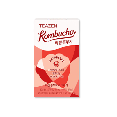 [TEAZEN] Kombucha Raspberry (10 Sticks)