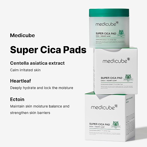 [MEDICUBE] Super Cica Toner Pad (70ea)