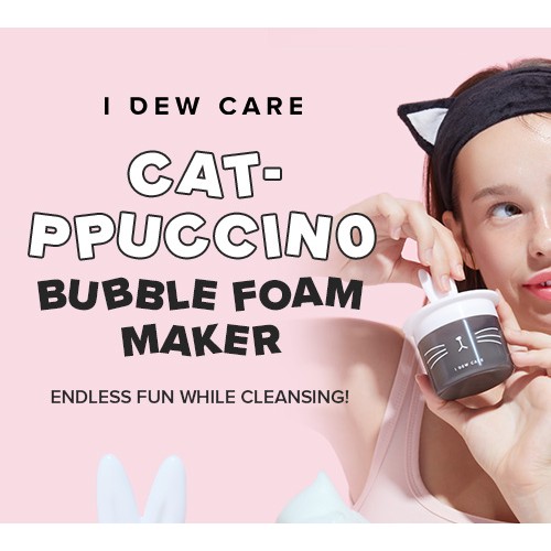 [I DEW CARE] Cat-Ppuccino Bubble Foam Maker