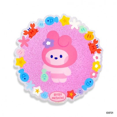 [K-POP] BTS - BT21 ACRYLIC COASTER SUMMER SKY COOKY