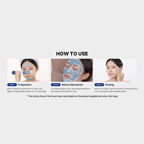 [MEDICUBE] ★1+1★  Zero Pore Blackhead Mud Mask 100g