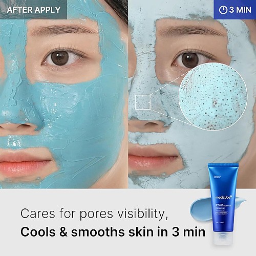 [MEDICUBE] ★1+1★  Zero Pore Blackhead Mud Mask 100g