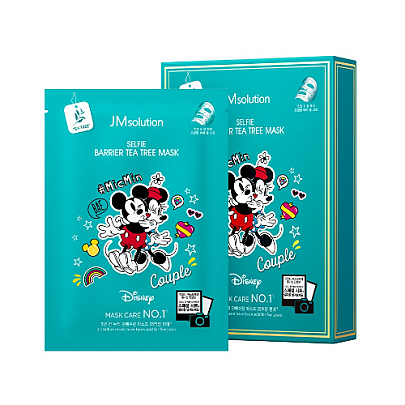 [JM Solution] Disney Collection Selfie Barrier Tea Tree Mask (10pcs)