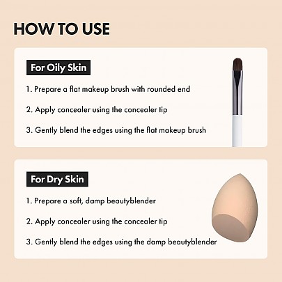 [LUNA] Long Lasting Tip Concealer Cover-Fit (6 Colors)