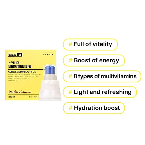 [skinny lab] Vita-Tok Multi-Vitamin (7ea / 1 Week Supply)