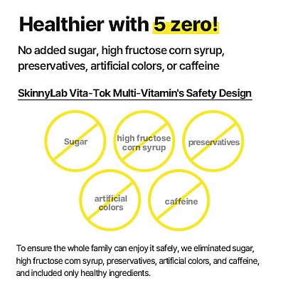 [skinny lab] Vita-Tok Multi-Vitamin (7ea / 1 Week Supply)