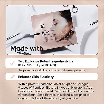 [ID Placosmetics] ★1+1★  Face Fit Minus Band V2 (4ea)