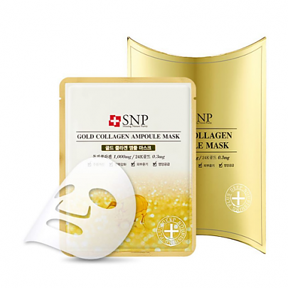 [SNP] Gold Collagen Ampoule Mask (10pcs)