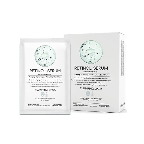 [OOTD Beauty] Retinol Serum Plumping Mask (10ea)