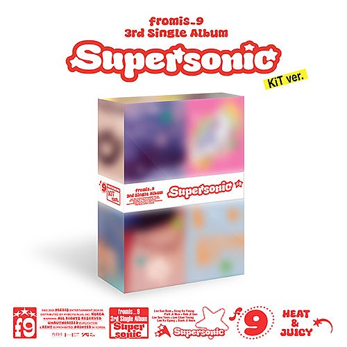 [K-POP] fromis_9 3RD SINGLE ALBUM - Supersonic (KiT Ver.) (battery included)