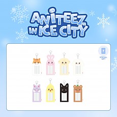 [K-POP] ATEEZ OFFICIAL MD - ANITEEZ IN ICE CITY (PLUSH PHOTOCARD HOLDER KEYRING)