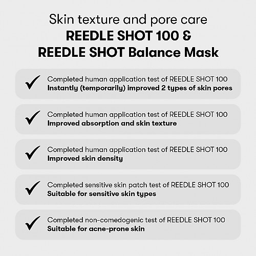 [VT Cosmetics] Reedle Shot 100 2-Step Mask (1ea)