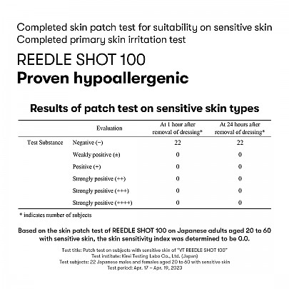 [VT Cosmetics] Reedle Shot 100 2-Step Mask (1ea)