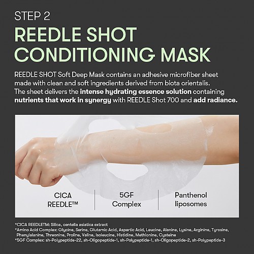 [VT Cosmetics] Reedle Shot 700 2-Step Mask (1ea)