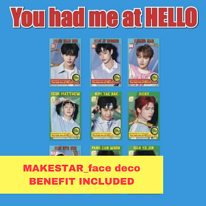 [K-POP] (MAKESTAR_face deco) ZEROBASEONE 3RD MINI ALBUM - You had me at HELLO (ZEROSE Ver.) (Random Ver.)