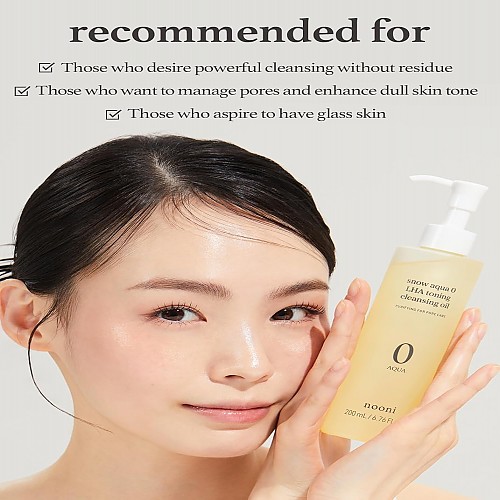 [nooni] Snow Aqua 0 LHA Toning Cleansing Oil 200ml