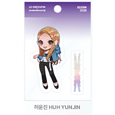 [K-POP] LE SSERAFIM X OVERWATCH 2 Special Collection - Hologram Sticker SD (HUH YUNJIN Ver.)