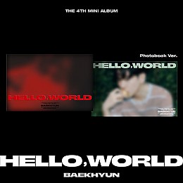 [K-POP] BAEKHYUN 4TH MINI ALBUM - Hello, World (Photobook Ver.) (Random Ver.)