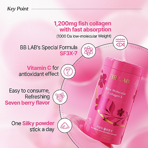 [BB LAB] ★1+1★  Intensive Low Molecular Collagen S 2g*30sticks