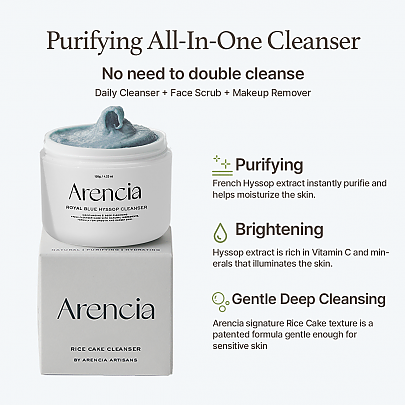 [ARENCIA] Blue Hyssop Cleanser 120g