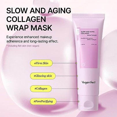 [Veganifect] Slow And Aging Collagen Wrap Mask 80ml