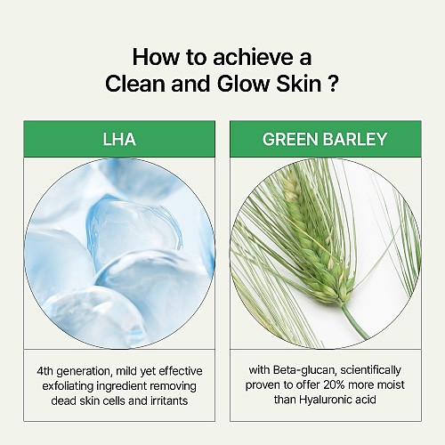 [Veganifect] Clean and Glow Green Barley First Essence 200ml