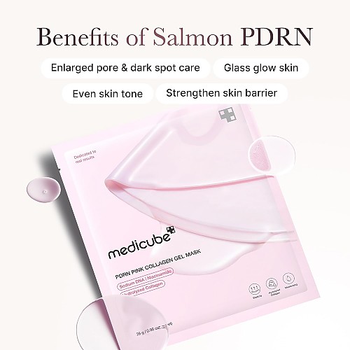 [MEDICUBE] PDRN Pink Collagen Gel Mask (1ea)