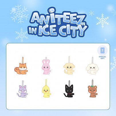 [K-POP] ATEEZ OFFICIAL MD - ANITEEZ IN ICE CITY (PLUSH PHOTOCARD HOLDER)