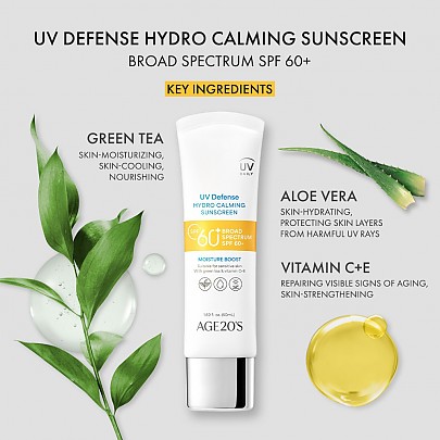 [AGE20'S] *TIMEDEAL*  UV Defense Hydro Calming Sunscreen 50ml