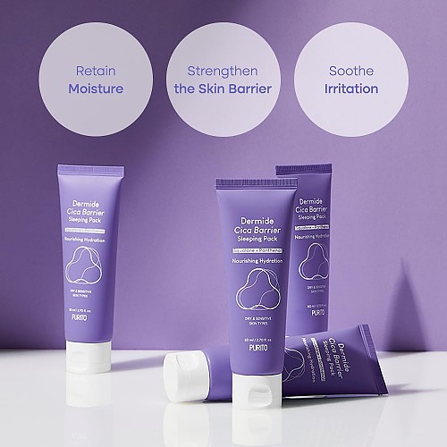 [Purito Seoul] Dermide Cica Barrier Sleeping Pack 80ml