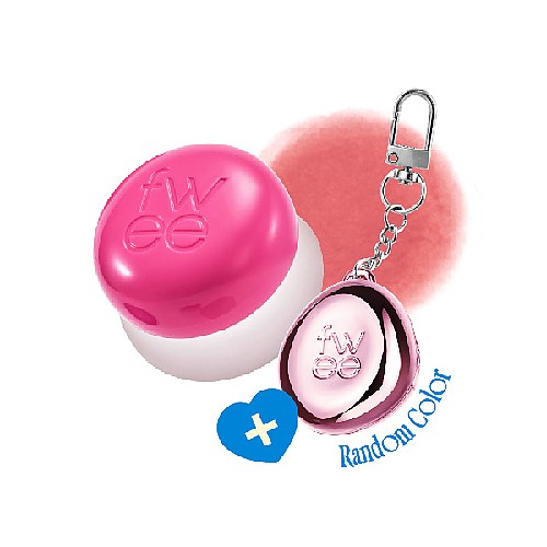 [fwee] *new Keyring Set* Lip&Cheek Blurry Pudding Pot (30 Colors)