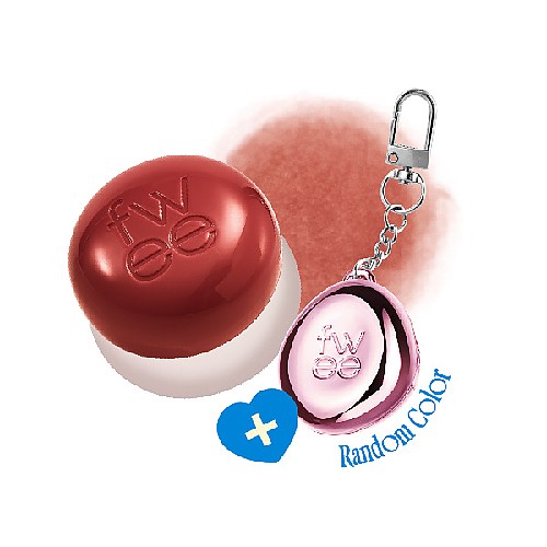 [fwee] *new Keyring Set* Lip&Cheek Blurry Pudding Pot (30 Colors)