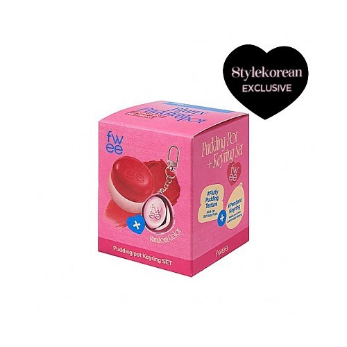 [fwee] *new Keyring Set* Lip&Cheek Blurry Pudding Pot (30 Colors)