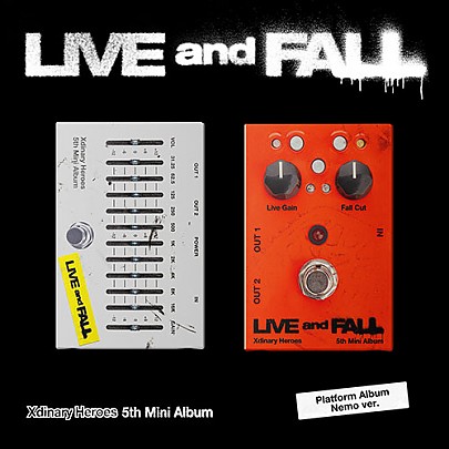 [K-POP] Xdinary Heroes 5th Mini Album - LIVE and FALL (Platform Ver.) (2 TYPE Random)