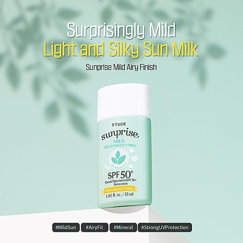 [ETUDE] Sunprise Mild Airy Finish Sun Milk 55ml